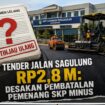 Ilustrasi proyek peningkatan jalan dan dokumen tender.