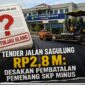 Ilustrasi proyek peningkatan jalan dan dokumen tender.
