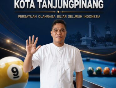 Alamsyah Nasution resmi ditetapkan sebagai Ketua Umum Persatuan Olahraga Biliar Seluruh Indonesia (POBSI) Kota Tanjungpinang periode 2026–2030.