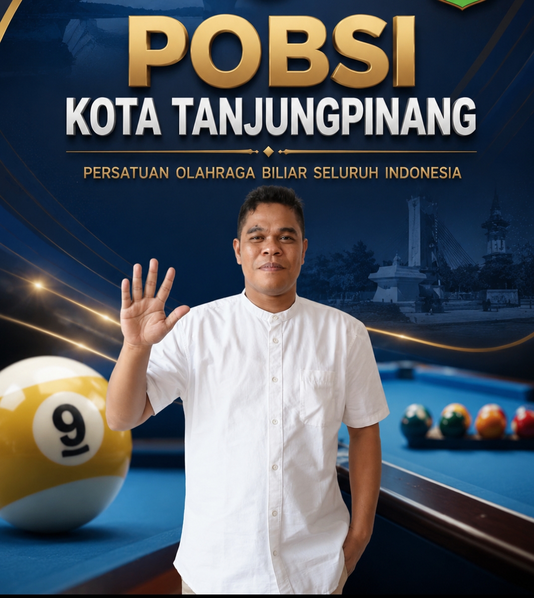 Alamsyah Resmi Nahkodai POBSI Tanjungpinang, Siap Fokus Persiapan Porprov Kepri 2026