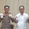 Kasat Resnarkoba Polres Bintan, Iptu Ony Chandra saat menggelar jumpa Pers pengungkapan Kasus Narkoba, Rabu (05/08)