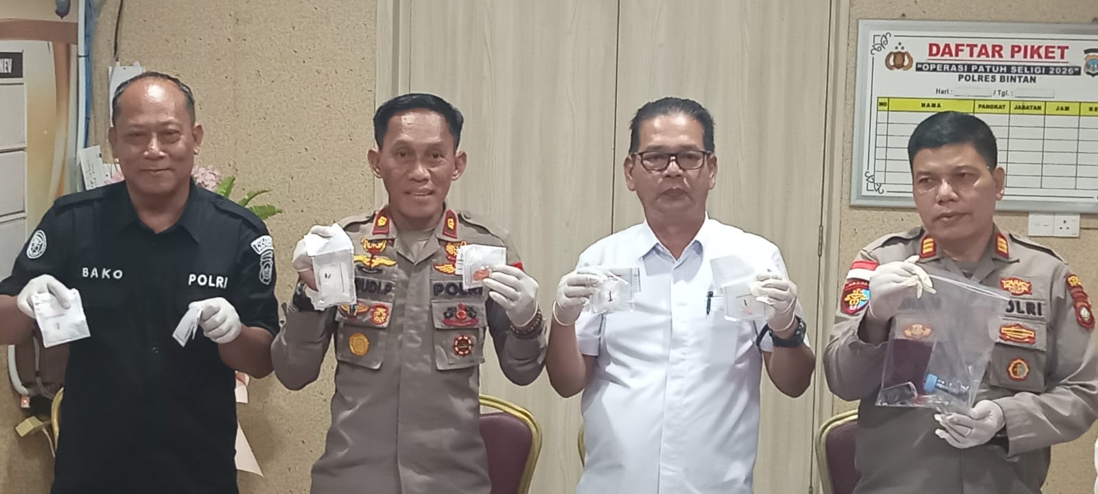 Polisi Buru Dua DPO Kasus Peredaran Narkotika di Wilayah Hukum Polres Bintan