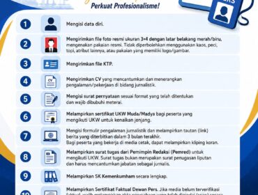 Persatuan Wartawan Indonesia (PWI) Provinsi Kepulauan Riau (Kepri) terus mematangkan persiapan pelaksanaan Uji Kompetensi Wartawan (UKW) Akbar 2026 yang akan digelar secara gratis bagi wartawan yang memenuhi persyaratan.