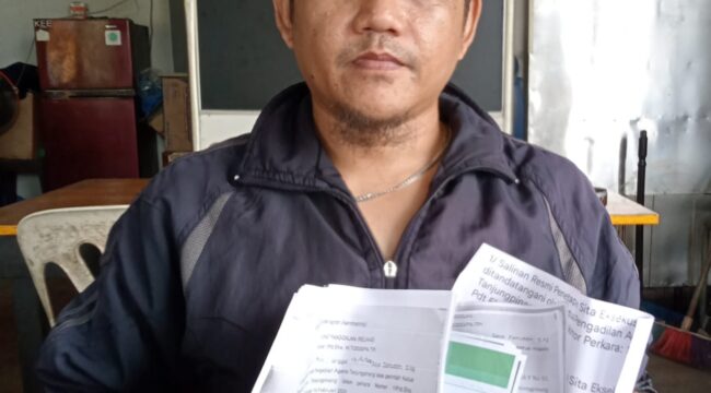 Sulaiman Arofi mempertanyakan proses eksekusi terhadap rumah tempat tinggalnya yang kini berstatus akan dilelang berdasarkan Penetapan Ketua Pengadilan Agama (PA) Tanjungpinang Nomor 1/Pdt.Eks.HT/2025/PA.TPI tanggal 25 September 2025.