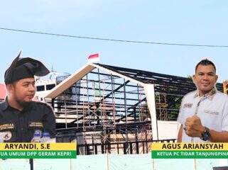 Sorotan Ketua Tunas Indonesia Raya (TIDAR) Kota Tanjungpinang, Agus Ariansyah, dan Ketua Umum DPP Generasi Anak Melayu (GERAM) Kepri, Aryandi Terkait Penangan kedua Bangunan di Kota Tanjungpinang, Kamis (20/08)