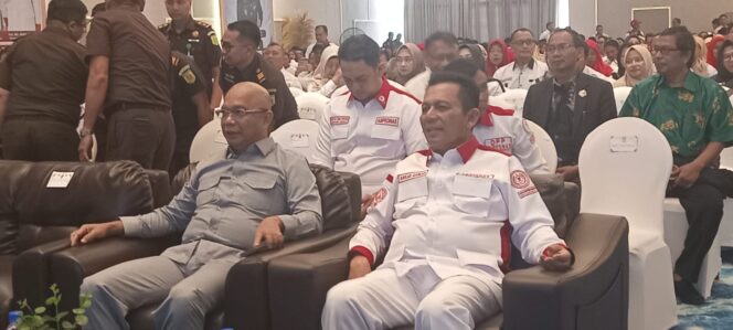 
					Jamintel Kejagung RI Hadiri Pengukuhan ABPEDNAS dan Srikandi Jaga Desa se-Kepri di Bintan, Rabu (26/08) malam. F-Yuli