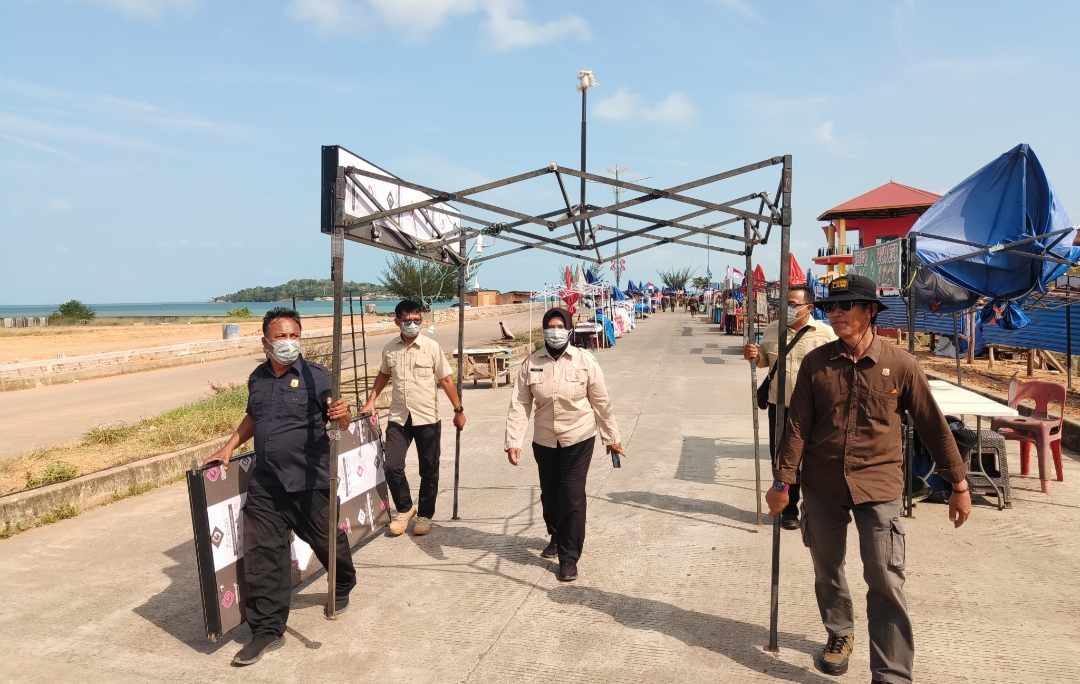 Penertiban Lapak UMKM di Jalan Lingkar Gurindam 12 Berlangsung Humanis dan Kondusif