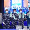 Panglima Koarmada RI Laksamana Madya TNI Dr. Denih Hendrata, S.E., M.M., didampingi Dankodaeral IV, Asintel Dankodaeral IV, Pangkoarmada I, Kepala BNN RI dan Kapolda Kepri