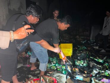 Anggota Kepolisian melakukan oleh TKP
