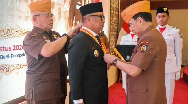 Wakil Gubernur Kepulauan Riau (Kepri) Nyanyang Haris Pratamura menerima Anugerah Bintang Veteran Republik Indonesia dari Dewan Pimpinan Pusat Legiun Veteran Republik Indonesia (DPP LVRI).