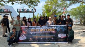 Tim Satgas Citarum bersama mahasiswa Kuliah Kerja Nyata (KKN) Universitas Maritim Raja Ali Haji (UMRAH) Kelompok XVI Desa Pengujan melaksanakan sosialisasi pencegahan kebakaran hutan dan lahan (karhutla) di wilayah Desa Pengujan, Kabupaten Bintan, Senin (31/08)
