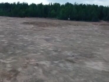 Lahan yang berada didalam Kawasan Hutan Produksi di Jembatan Dompak, Kelurahan Dompak, ditimbun tanpa mengantongi izin Pemanfaatan Kawasan Hutan,