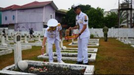 Jelang memperingati Hari Ulang Tahun (HUT) ke-81 TNI Tahun 2026, Koarmada I menghadiri Upacara Ziarah Rombongan yang dilaksanakan di Taman Makam Pahlawan (TMP) Pusara Bhakti, Jalan Gatot Subroto KM.5, Kota Tanjungpinang, Senin (28/9/2026).