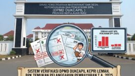 Sistem verifikasi SPP di DPMD Dukcapil Kepri disorot karena temuan BPK tahun 2025. (Ilustrasi by wae)