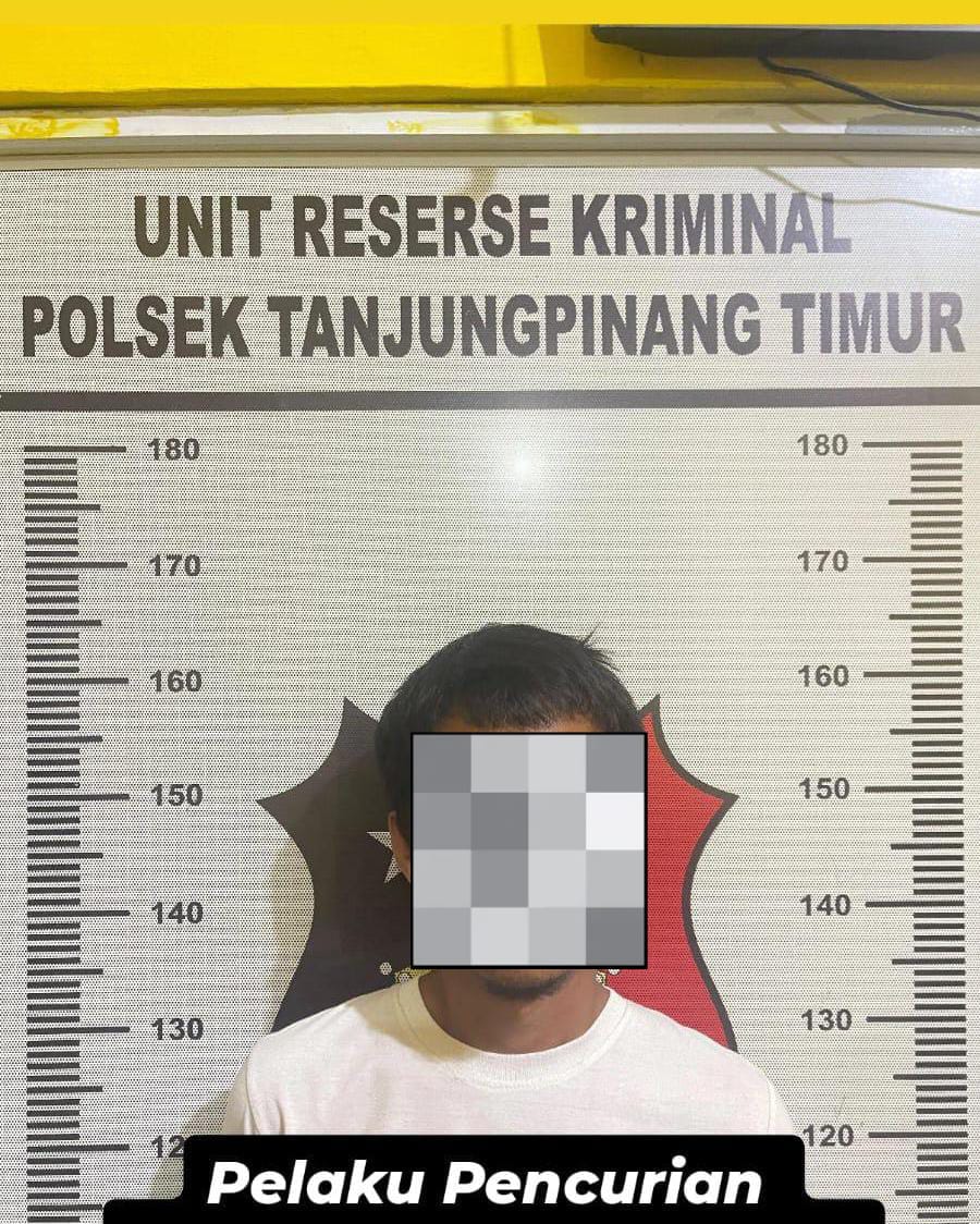 Buron Kasus Pencurian di 17 TKP Ditangkap di Bintan, Kerugian Konter HP Capai Rp58,6 Juta
