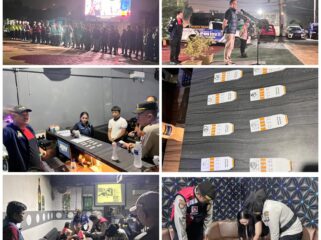 Kepala BNNK Tanjungpinang Pimpin Operasi Sarang Narkoba, 17 Pengunjung Bintan Plaza Negatif Narkotika, Sabtu (17/10) Foto: Istimewa 
