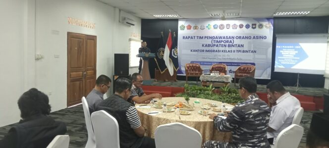 
					Perluas Wilayah Pengawasan, Imigrasi Bintan Perkuat Koordinasi dengan Timpora