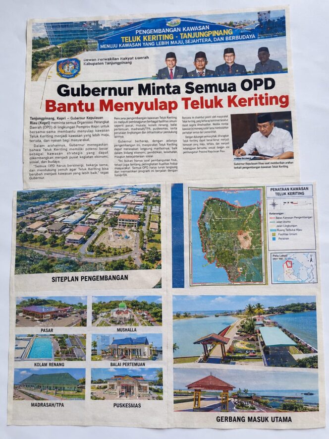 
					Wacana pembangunan di Teluk keriting 